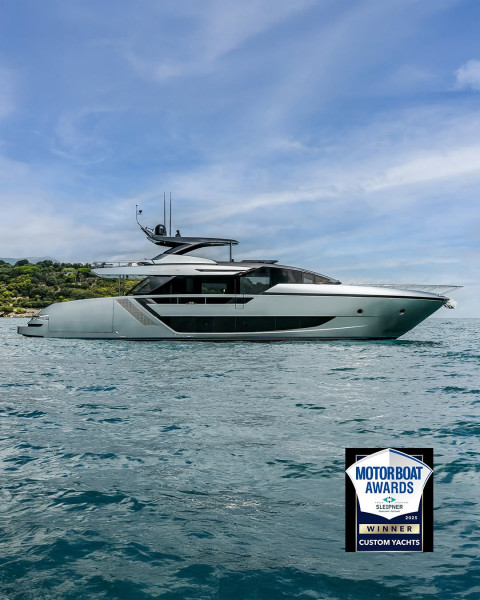 Riva 82’ Diva won the "Best Custom Yacht of the Year"