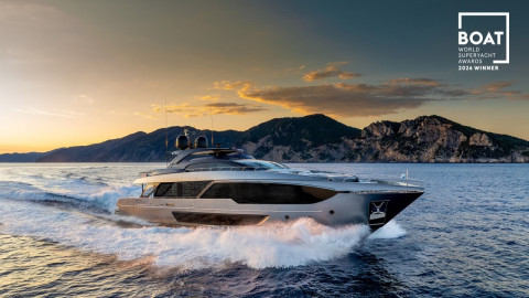 Riva 112' Dolcevita Super triumphs at the Boat International World Superyacht Awards 2026